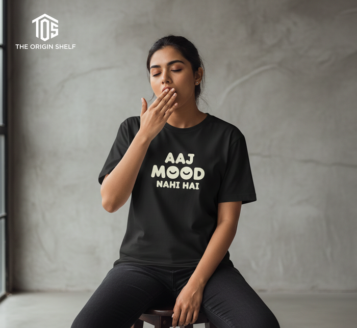 Aaj Mood Nahi Hai | Oversized Heavyweight Tee