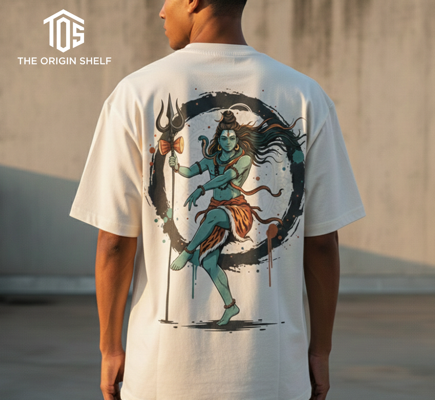 Lord Shiva - The Nataraj Essence | Oversized Heavyweight Tee