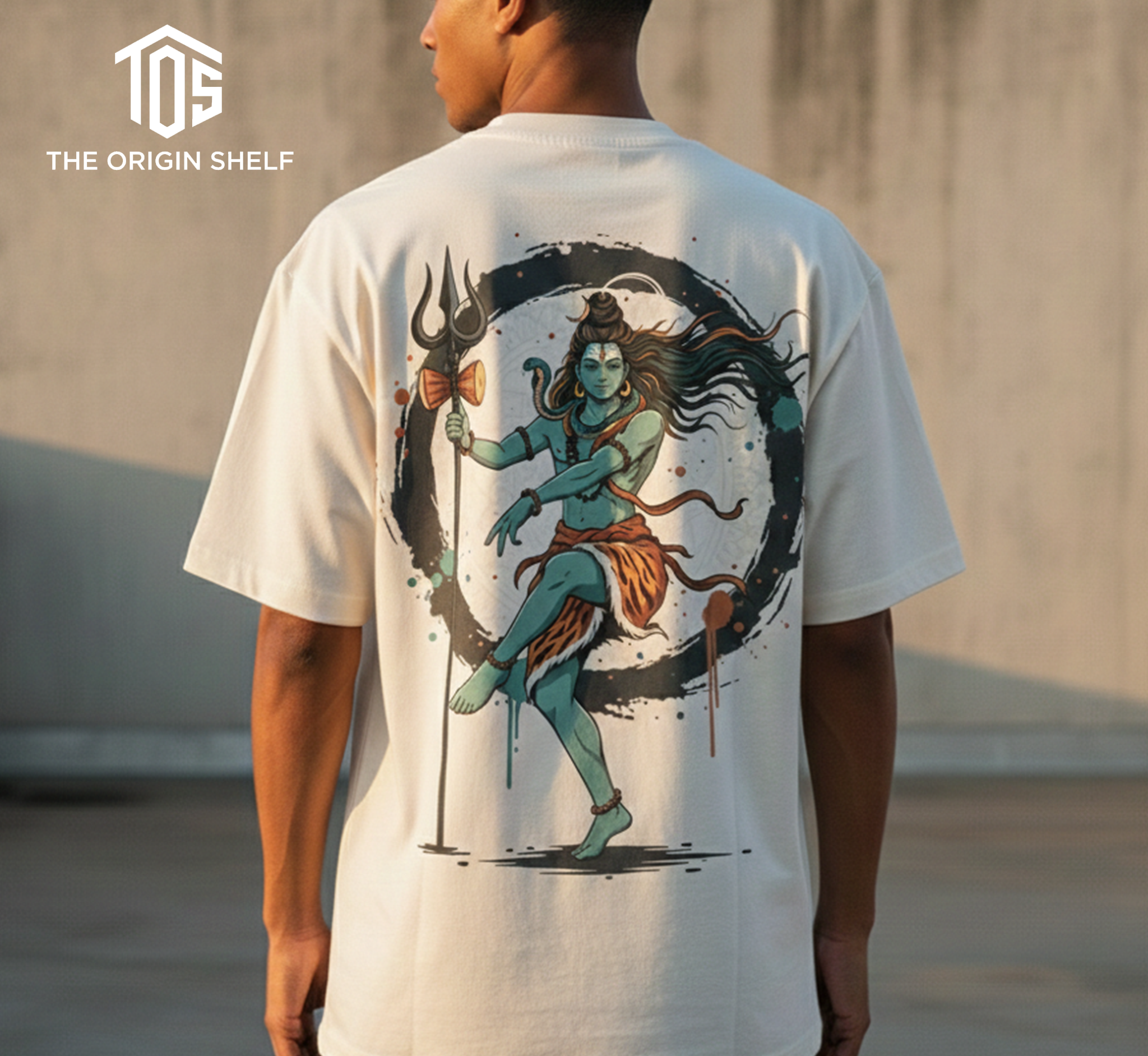 Lord Shiva - The Nataraj Essence | Oversized Heavyweight Tee