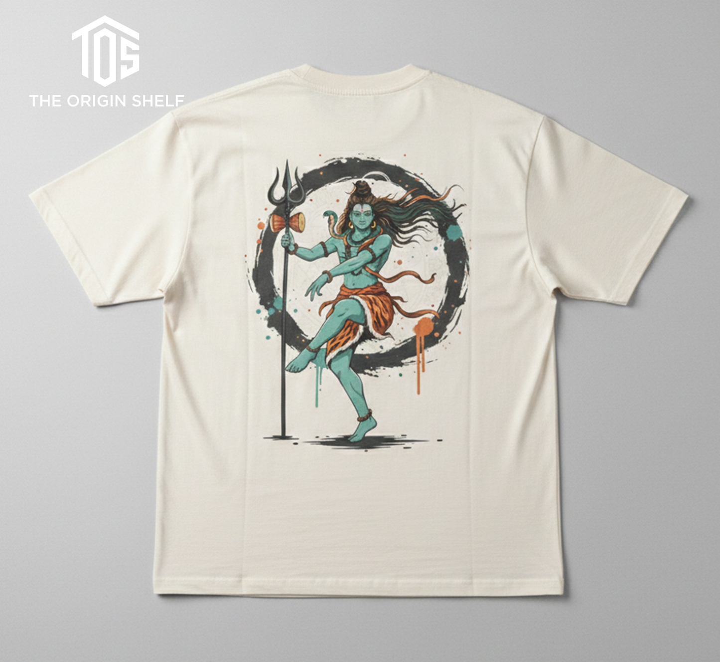 Lord Shiva - The Nataraj Essence | Oversized Heavyweight Tee