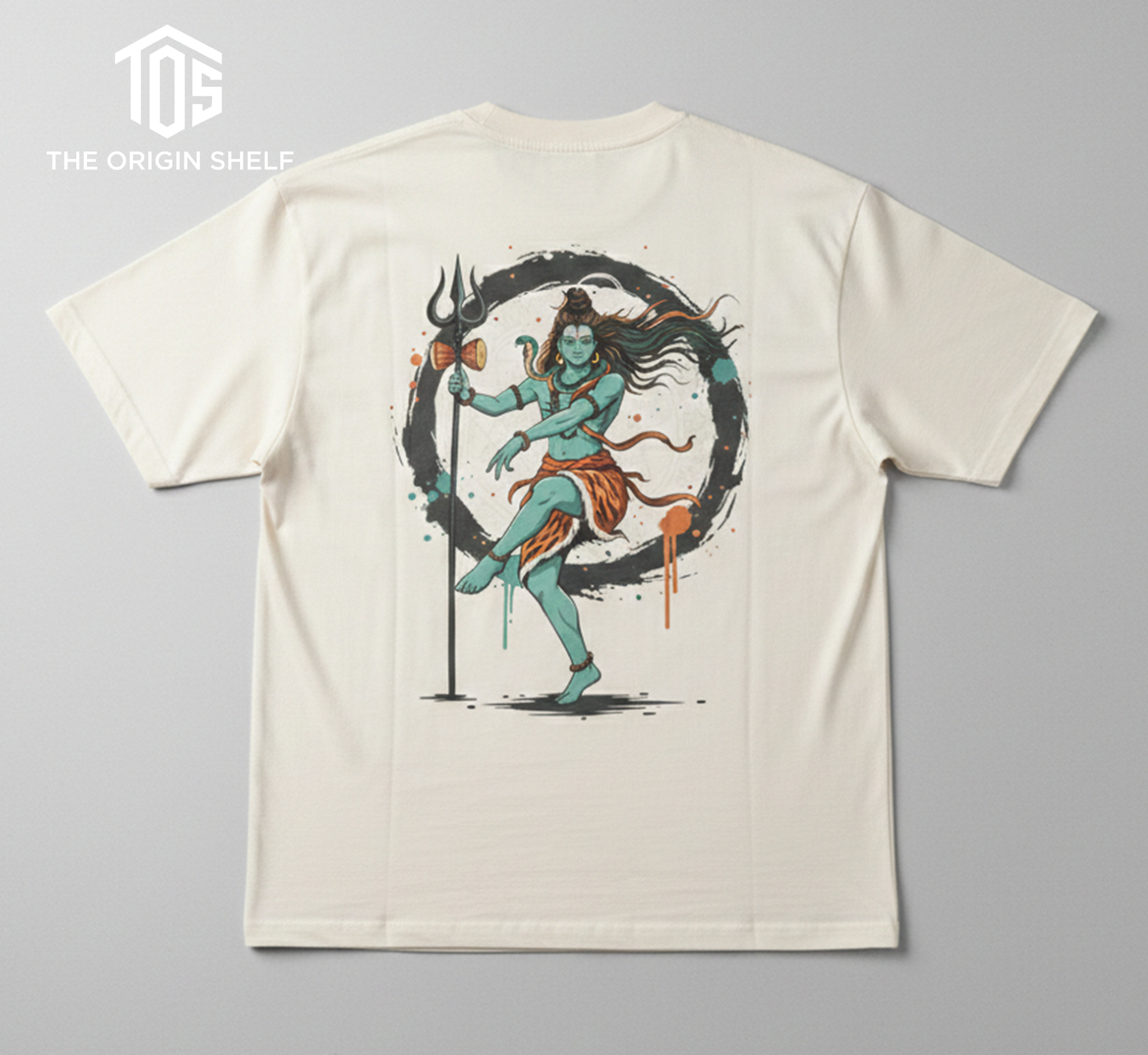 Lord Shiva - The Nataraj Essence | Oversized Heavyweight Tee