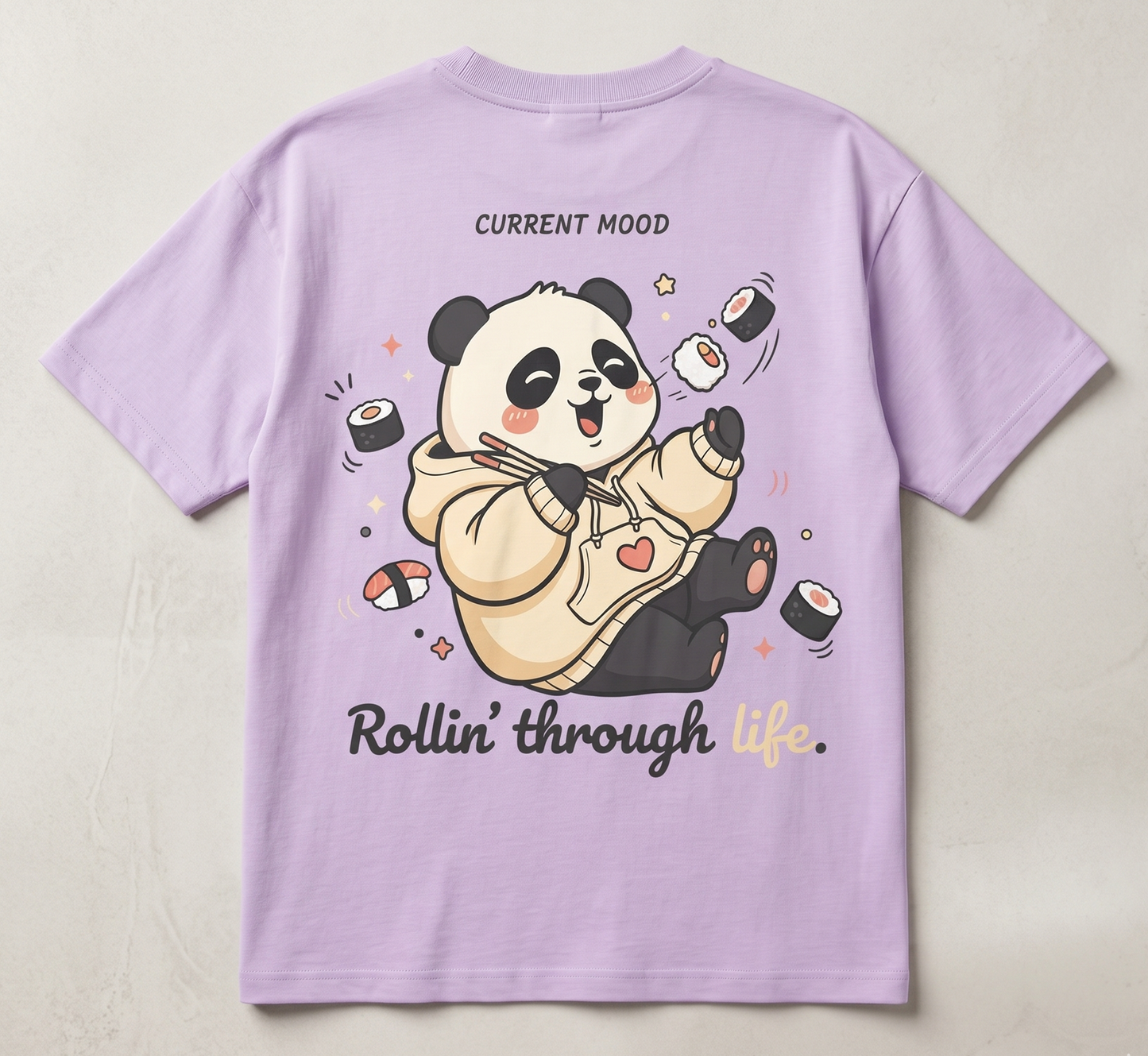 The Sushi Recharge | Oversized Heavyweight Tee