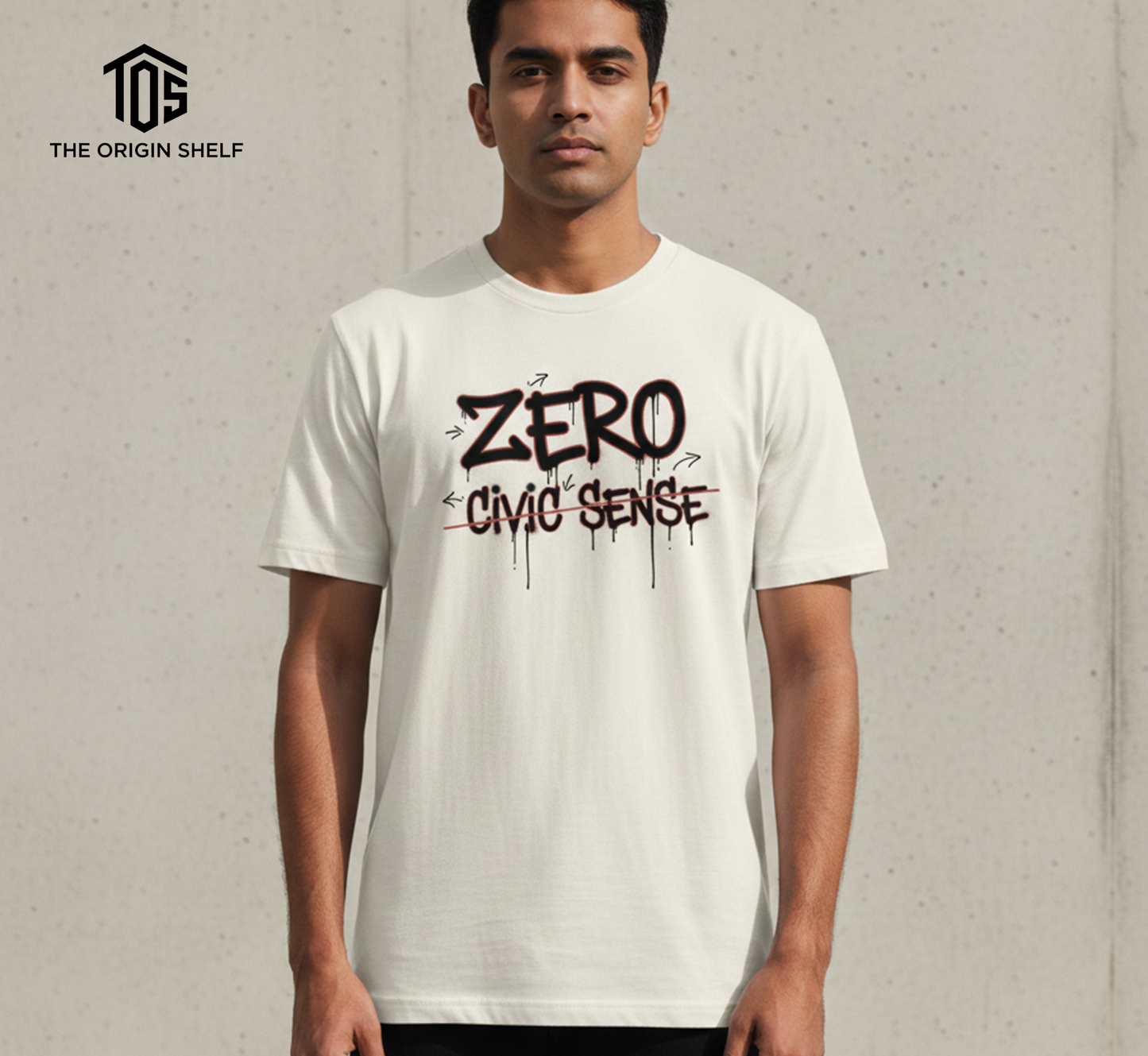 Zero Civic Sense | Oversized Heavyweight Tee